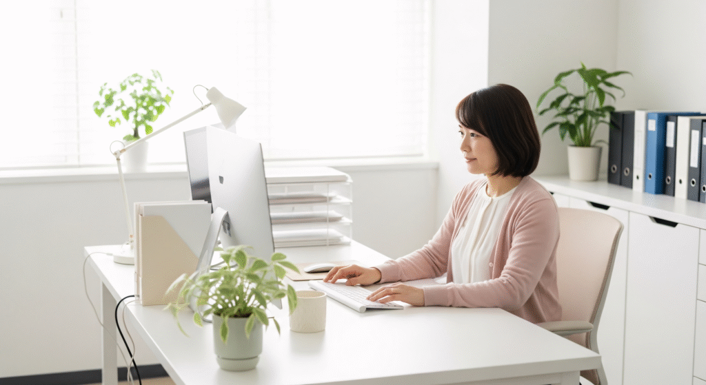 Woman in Modern Office
